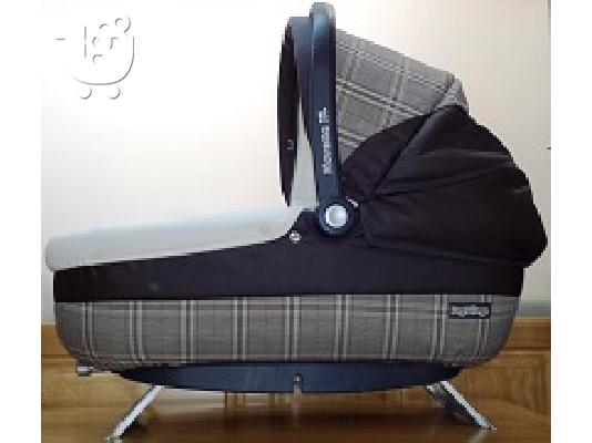 ΚΑΛΑΘΟΥΝΑ/ΠΟΡΤ ΜΠΕΜΠΕ (PORT-BEBE) NAVETTA XL PEG PEREGO & ΒΑΣΗ & ΣΤΡΩΜΑ GRECOSTROM...
